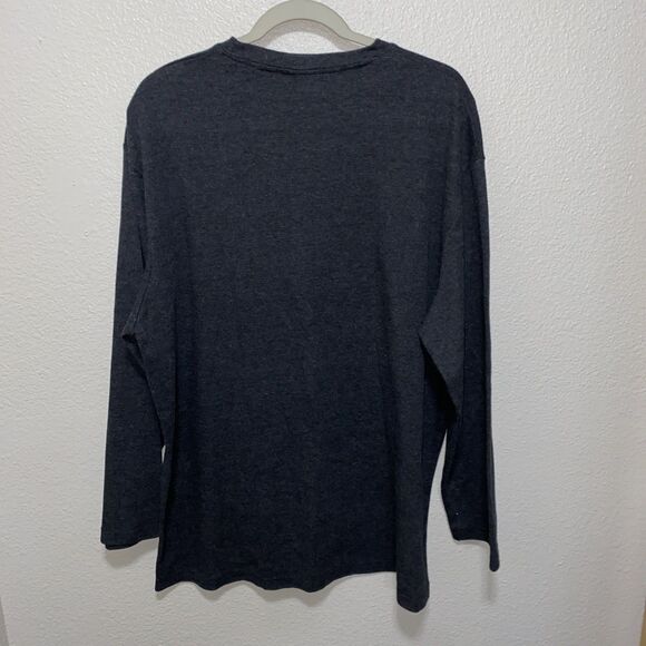 Sports Illustrated Sweater Mens XL Long Sleeve Vintage Charcoal Black - Picture 4 of 7